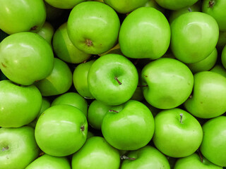 green apples background