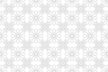 Seamless pattern with abstract geometric vector