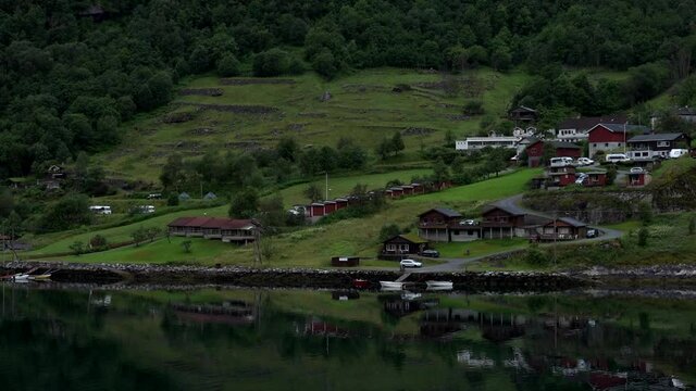 view of the Geiranger city