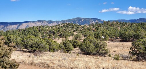 view of the mountains