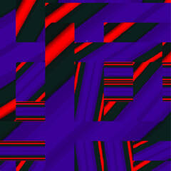 Abstract background. Colorful geometric mosaic. It consists of square shapes of different color and size. Graphic design element.