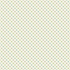 Colorful polka dot seamless pattern. Vector background.