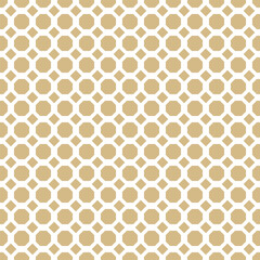 Geometric beige pattern. Seamless vector background.