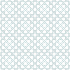 Vector geometric seamless pattern. Decorative blue background.