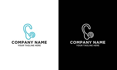 Ear outline icon. linear style mark for mobile concepts and web design. Hearing aid behind ear outline vector icon. Symbol, logo illustration. Vector graphics