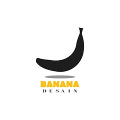 Banana logo template vector icon illustration