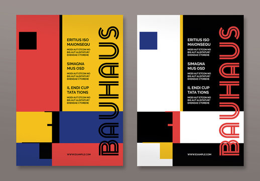 Bauhaus Style Poster