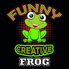 funny creative frog