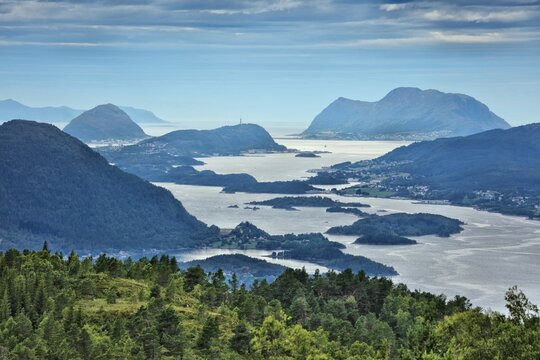 Sunnmore region islands in Norway