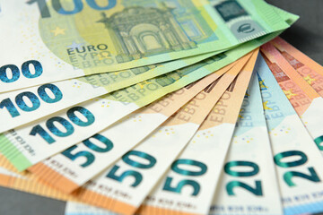 Euro Money. Еuro cash background. Euro Money Banknotes.