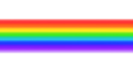 Straight rainbow pattern. Seven colors rainbow. Vector illustration isolated on white