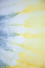 Tie Dye back ground .Grey and yellow ,strips drawing with paints