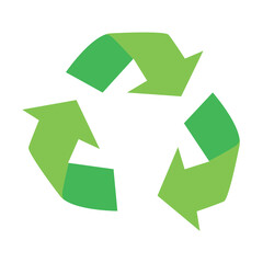 Obraz premium green recycling sign 