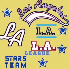 Vintage labels athletic sport typography, t-shirt graphics, vectors