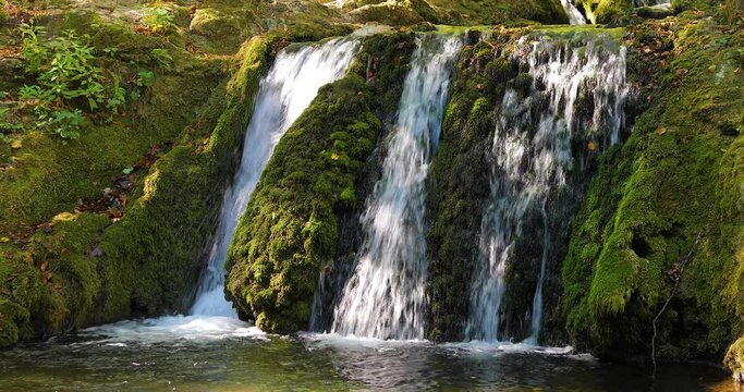 Famous Bigar Waterfall in Romania