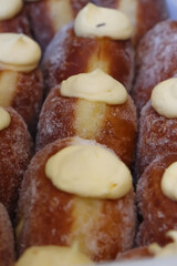 Cream Doughnuts in Borough Market London