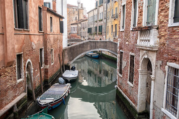 Obraz na płótnie Canvas Venice. Italy. An empty city without tourists. City landscape.