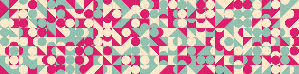Fototapeta premium Abstract Geometric Pattern generative computational art illustration