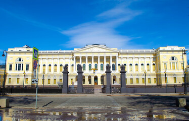 The State Russian Museum building in Saint Petersburg, Russia