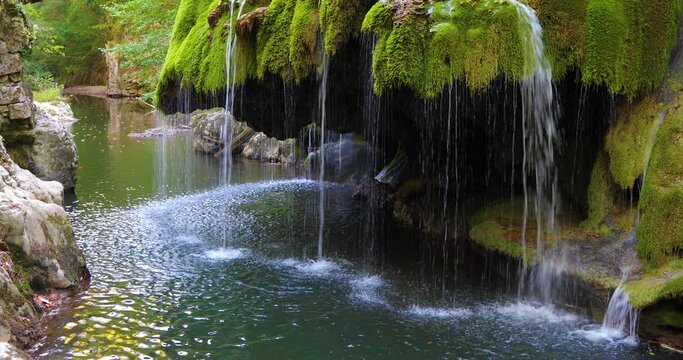 Famous Bigar Waterfall in Romania