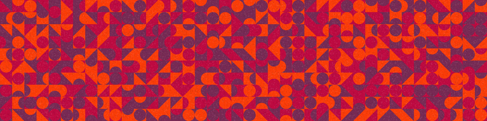 Abstract Geometric Pattern generative computational art illustration