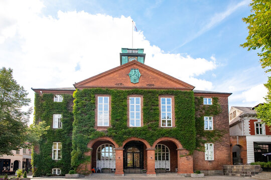  Old building (Kolding town hall) in  Kolding city Denmark,scandinavia,Europe