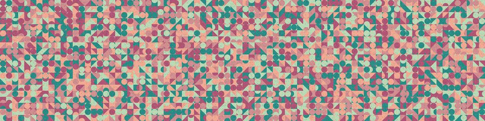 Abstract Geometric Pattern generative computational art illustration