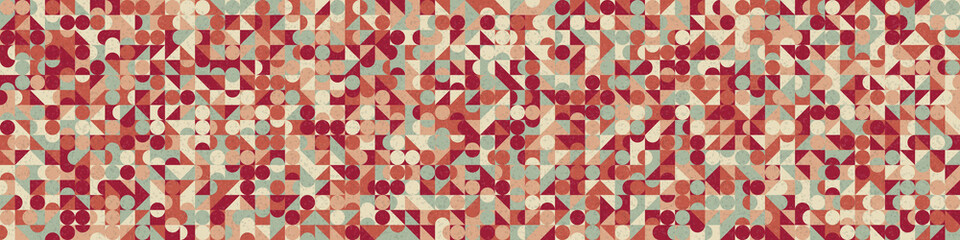 Abstract Geometric Pattern generative computational art illustration