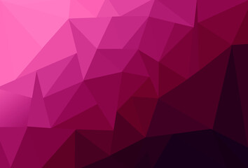 Obraz premium polygonal figures background with gradient colors