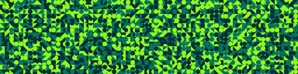 Abstract Geometric Pattern generative computational art illustration