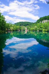 Blue lake Chirik-Kel in the Kabardino-Balkar Republic