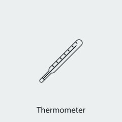 thermometer icon vector sign symbol