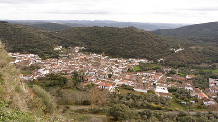 Fototapeta na wymiar Alájar, sierra de Huelva.