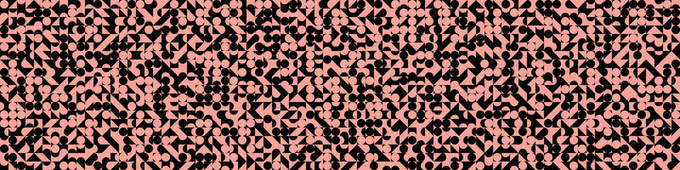 Abstract Geometric Pattern generative computational art illustration