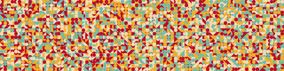 Abstract Geometric Pattern generative computational art illustration