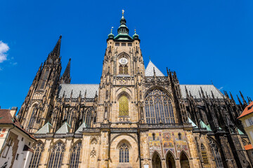 Prag, Veitsdom Fassade 2