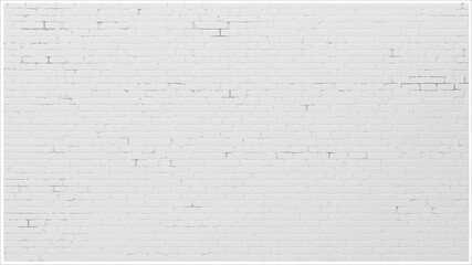 Background wall old white brick painted brick