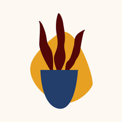 Abstract boho minimalist pattern background for design card, poster, t shirt print etc.