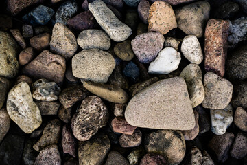 Steine als Hintergrund