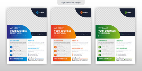 Creative Corporate & Business Flyer Brochure Template Design, abstract business flyer, vector template design. Brochure design, cover, annual report, poster, flyer