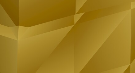 Mosaic consists of gold geometric shapes . abstract background.