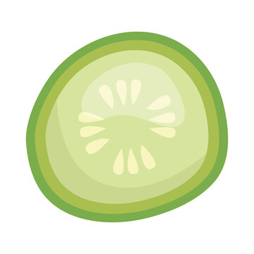 Cucumber Slice Icon