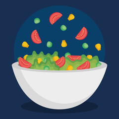 healthy vegetables bowl