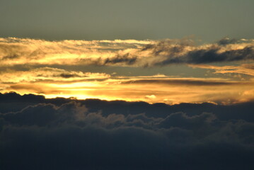 Obraz premium sunset in the clouds