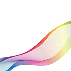 Abstract of mesh of lines. Design colorful on white background. Design print for illustration, texture, textile, wallpaper, background. Set 5