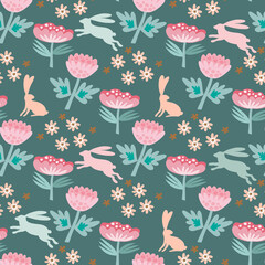 Meadow flower pattern 3