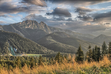 Fototapeta premium Tatra Mountains - Panorama with view on Giewont