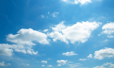 Naklejka na ściany i meble blue sky with cloud beautiful nature abstract