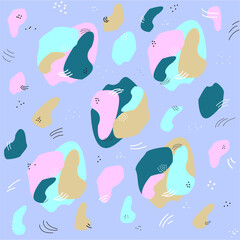 seamless pattern with abstraction