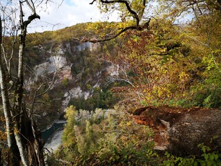 autumn mountain landscape in sochi